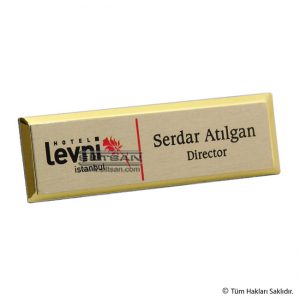 metal yaka isimliği karti Yİ-105/A