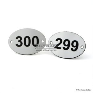 Lazer Kesimli Dolap Numarası LKD-01