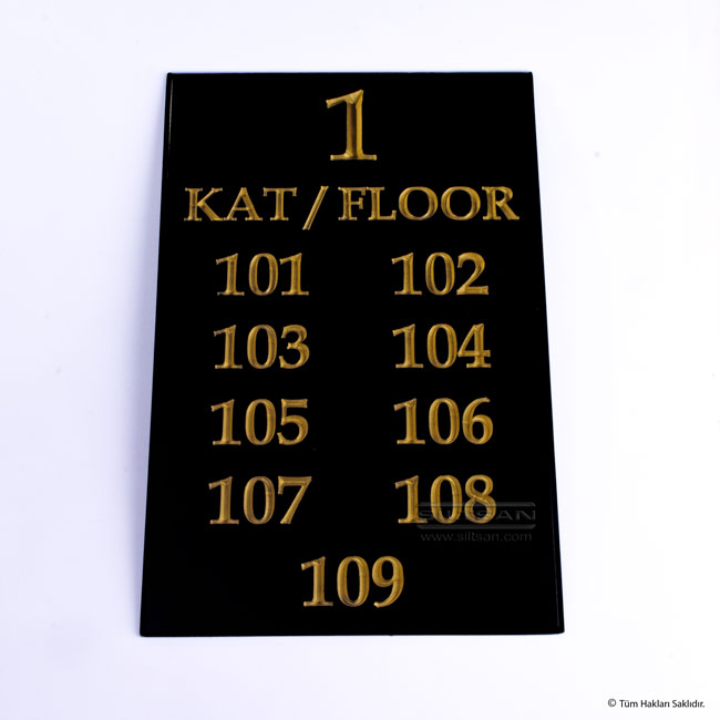 otel-kat-oda-plani-oyma-akrilik-gold_8700 Pleksi kapı numarası kat planı