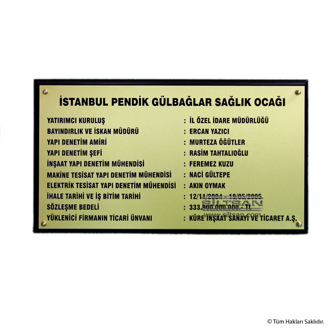 pirinc_tabela-pendik-4057 ahşap altlıklı pirinç tabela