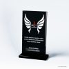 Siyah kristal plaket KP-07